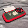 Painted Puppy Bumper Phone Case – Red & Pink Tones