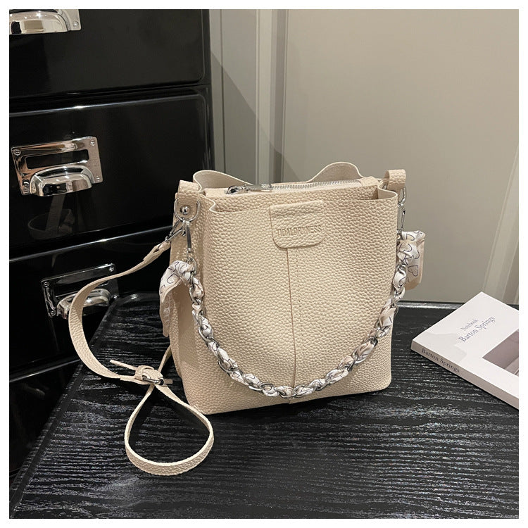 Chain Bucket Shoulder Bag
