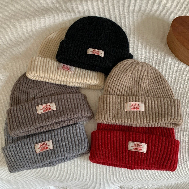 Classic Beanie with Patch Detail