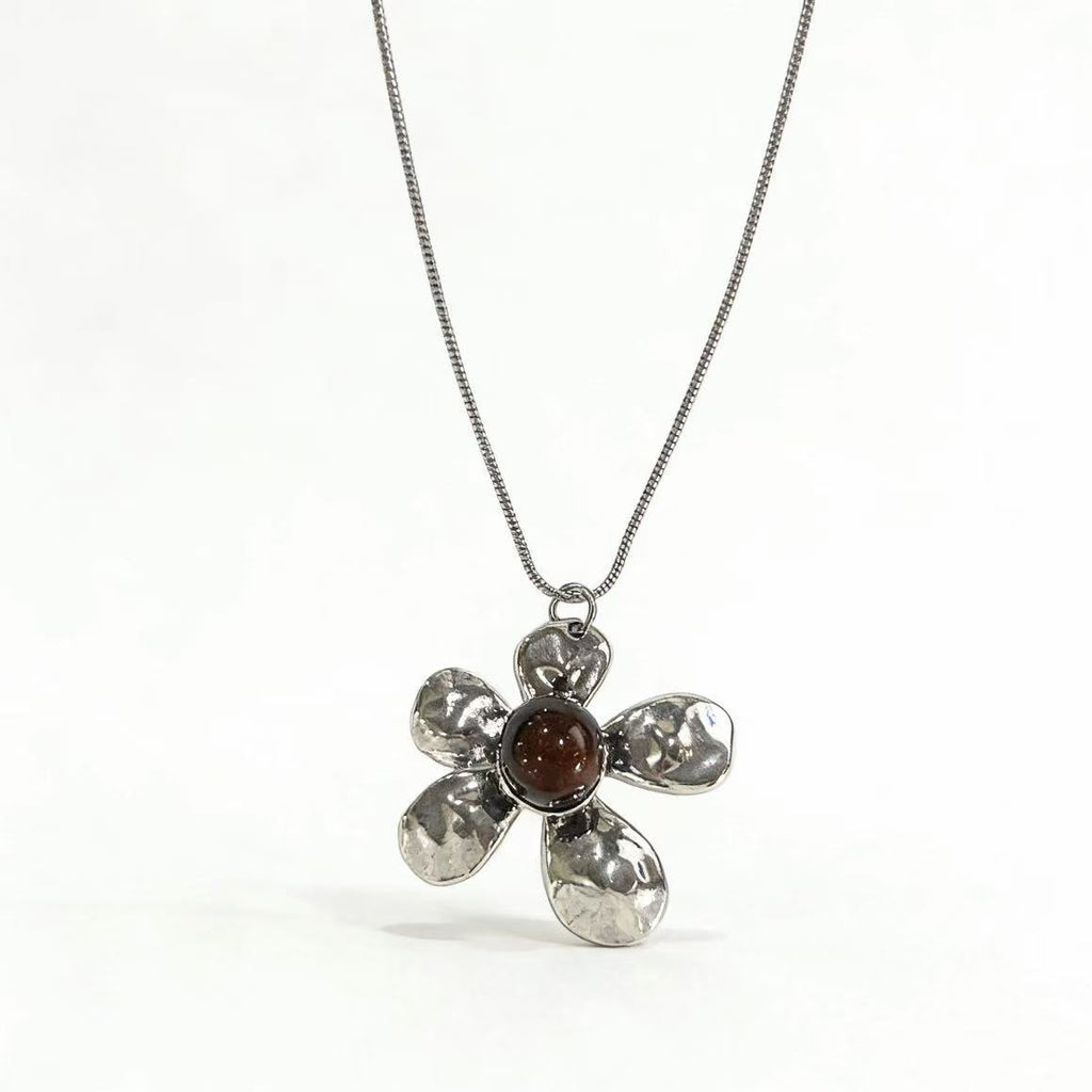 Retro Floral Pendant Necklace - Modomu