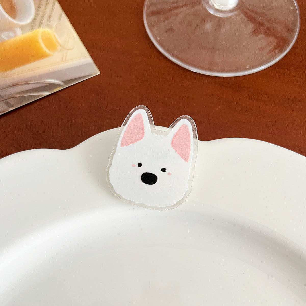Cute Dog Acrylic Brooch - Modomu