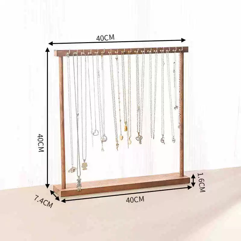 Walnut Jewelry Display Stand Organizer - Modomu