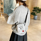 Canvas Cartoon Crossbody