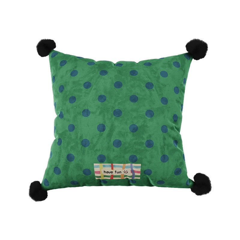 Retro Polka Dot Cushion Cover - Modomu