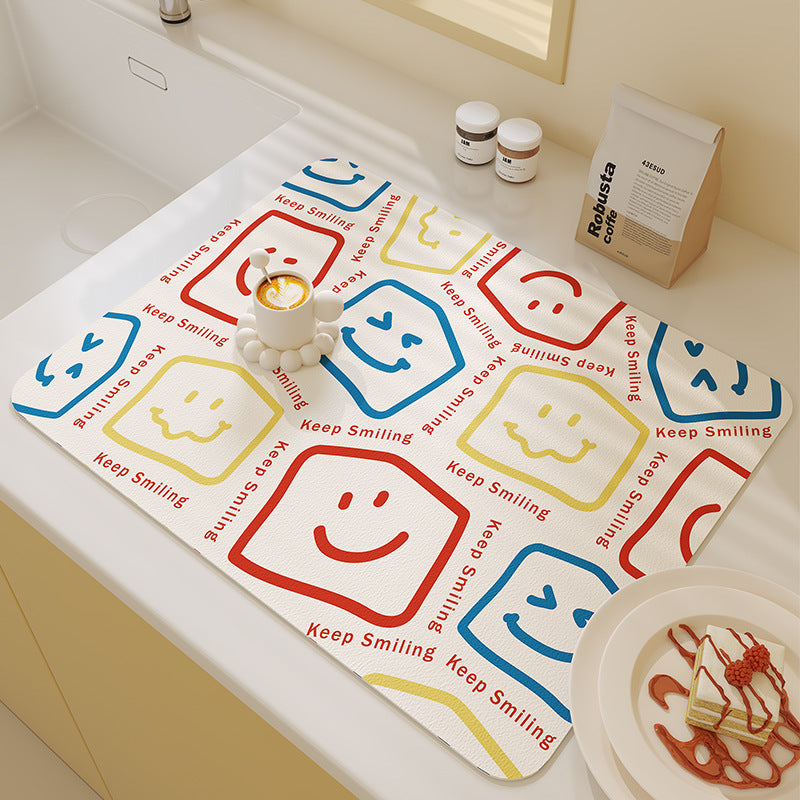 Cartoon Diatom Mud Drain Mat - Modomu