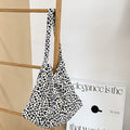 Printed Canvas Slouch Tote