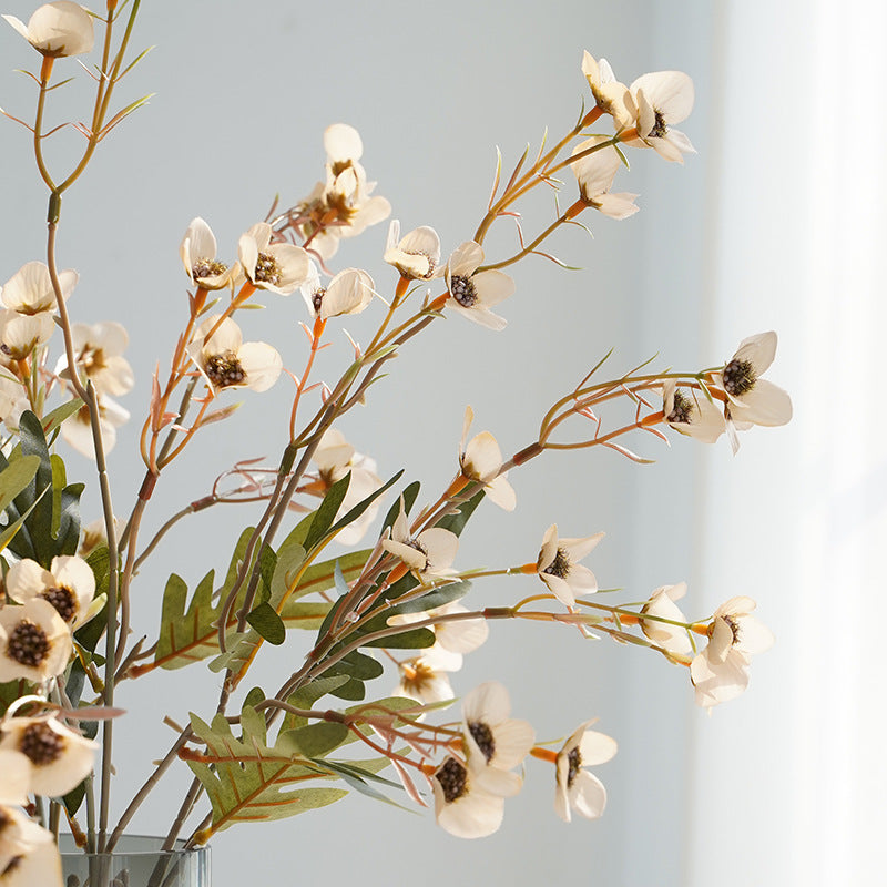 Retro Plum Blossom Faux Stems