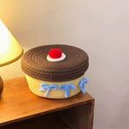 Handwoven Rope Desktop Storage Basket