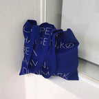 Handwritten Quote Canvas Tote