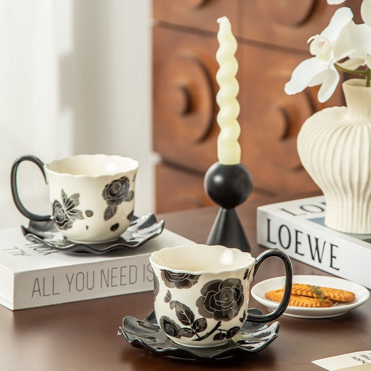 Retro Ceramic Coffee Cup Set - Modomu