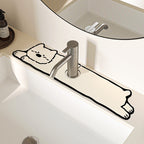 Sleepy Animal Tap Splash Mat