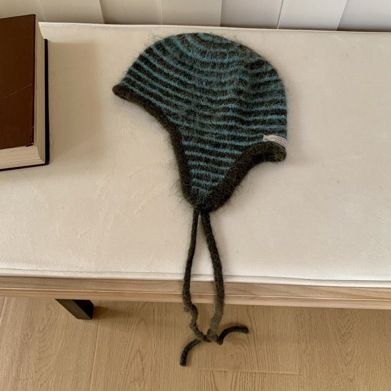 Striped Aviator Pilot Hat - Modomu