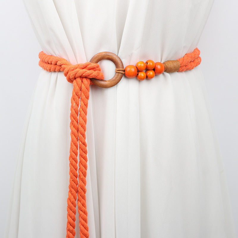 Bohemian Braided Waist Belt - Modomu