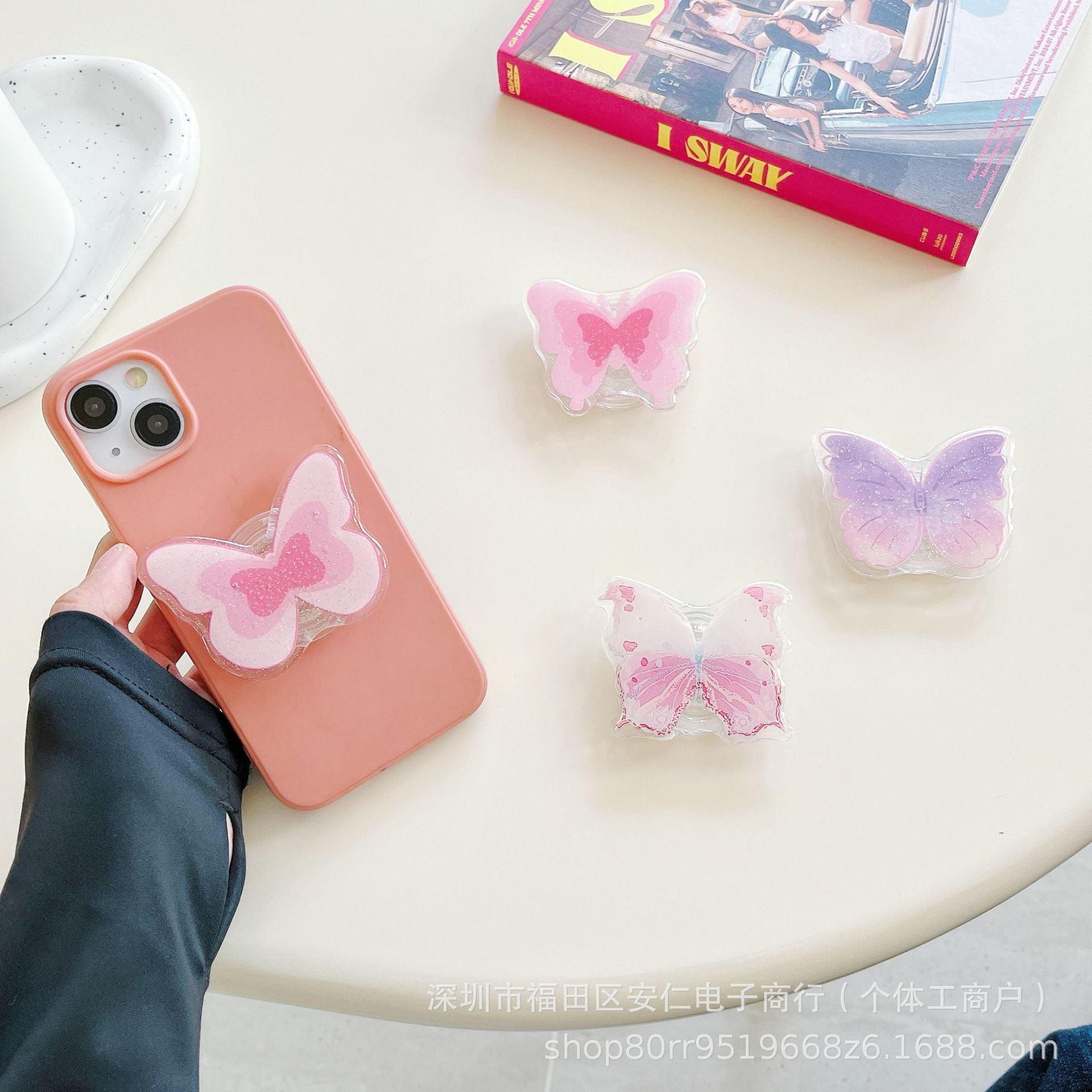Butterfly Airbag Phone Grip