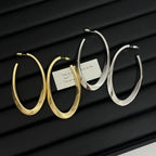 Geometric Oval Statement Earrings - Modomu