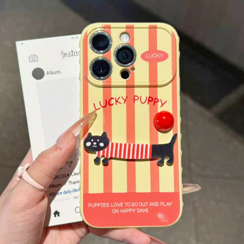 Striped Cat Grip Ball Case
