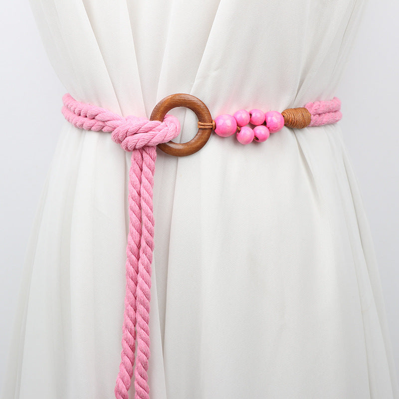 Bohemian Braided Waist Belt
