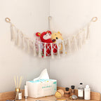 Triangular Toy Storage Net Organizer