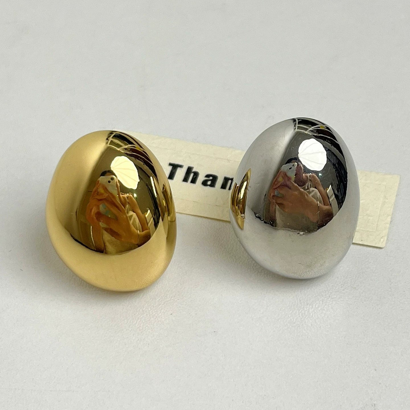 Minimalist Oval Metal Ring - Modomu