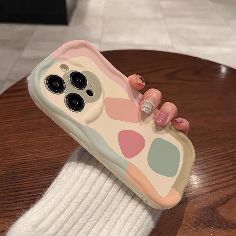 Pastel Blob Wavy Phone Case