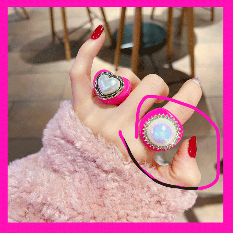 Personalized Pearl Detail Ring - Modomu