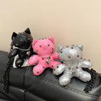 Studded Cat Novelty Bag