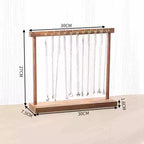 Walnut Jewelry Display Stand Organizer