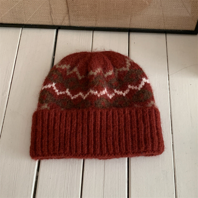 Fair Isle Knit Winter Beanie