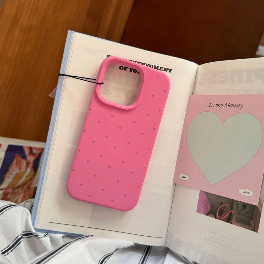 Tiny Heart Silicone iPhone Case