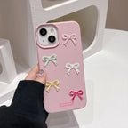 Embroidered Bow iPhone Case