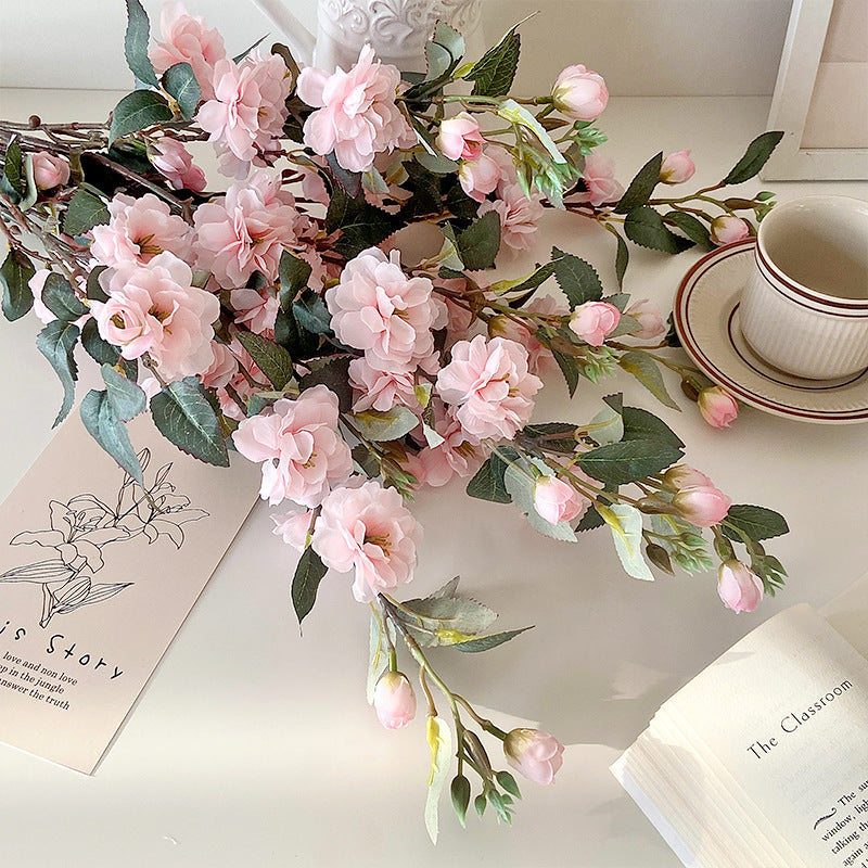 Wild Camellia Faux Flower Stem