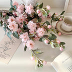 Wild Camellia Faux Flower Stem