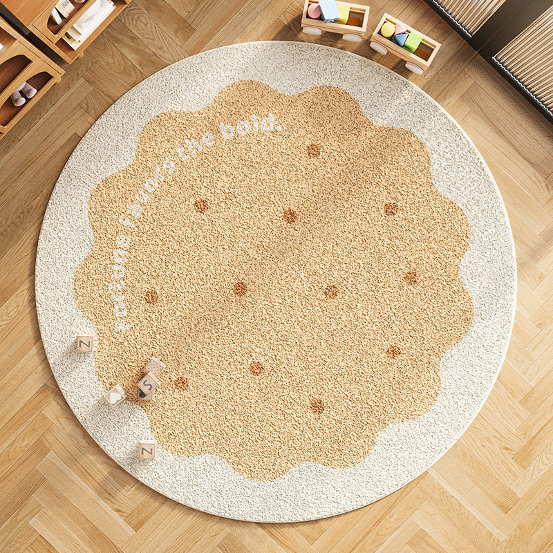 Cartoon Round Kids Floor Rug