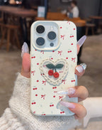 Cherry Lace Heart Case