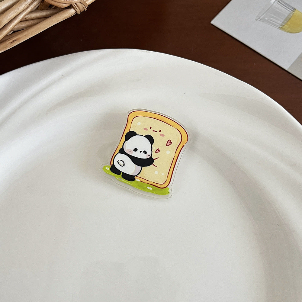 Cute Panda Cartoon Brooch Pin - Modomu