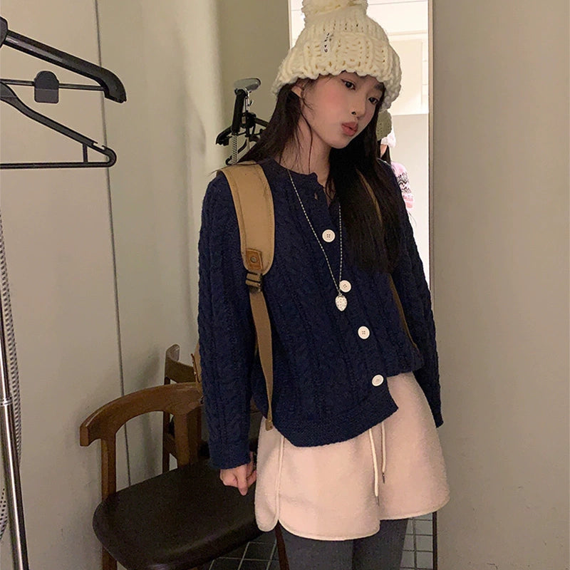 Strawberry Diamond Sweater Necklace