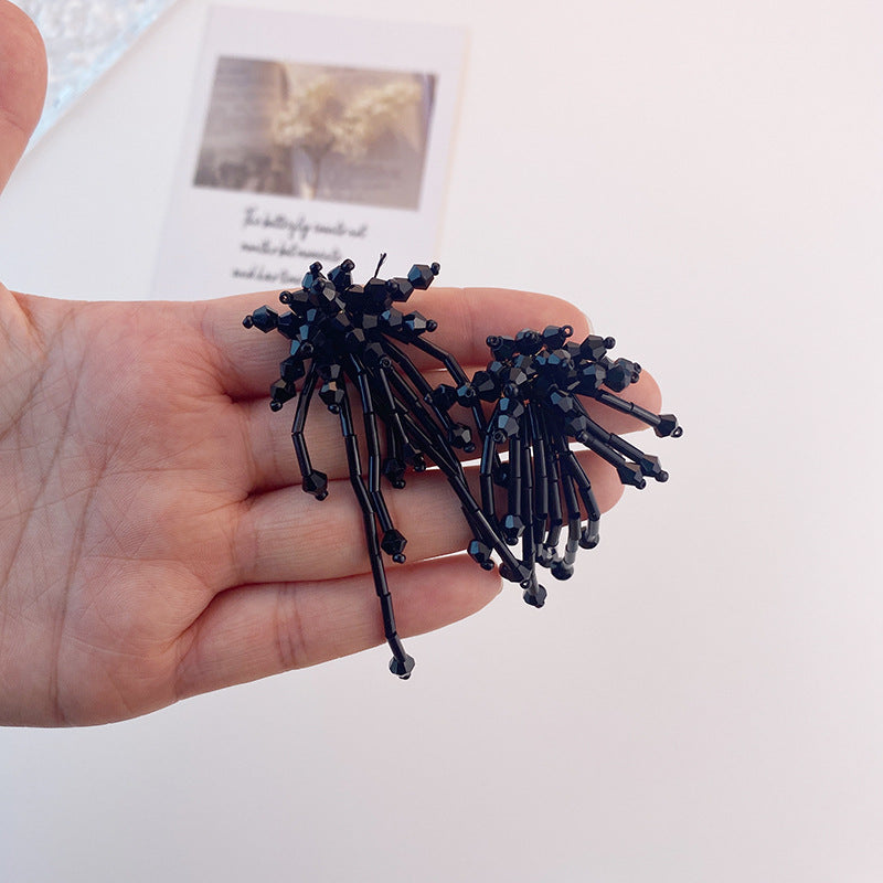 Firework Beaded Stud Earrings - Modomu