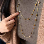 Double Layer Tiger Eye Necklace