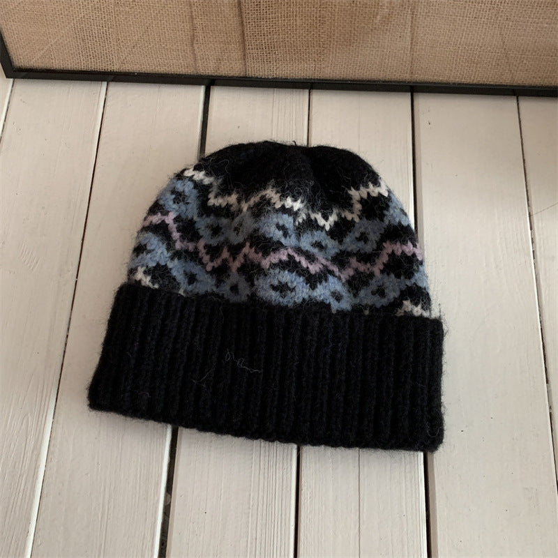 Fair Isle Knit Winter Beanie - Modomu