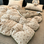 Scalloped Lace Quilted Cotton Coverlet