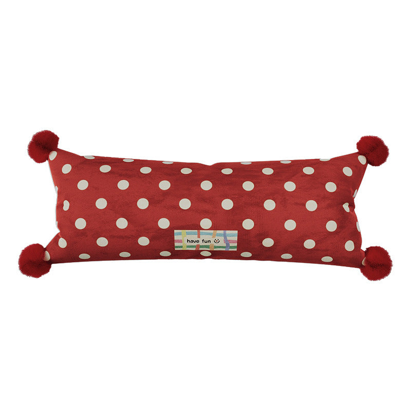 Pom Pom Polka Bolster Cushion