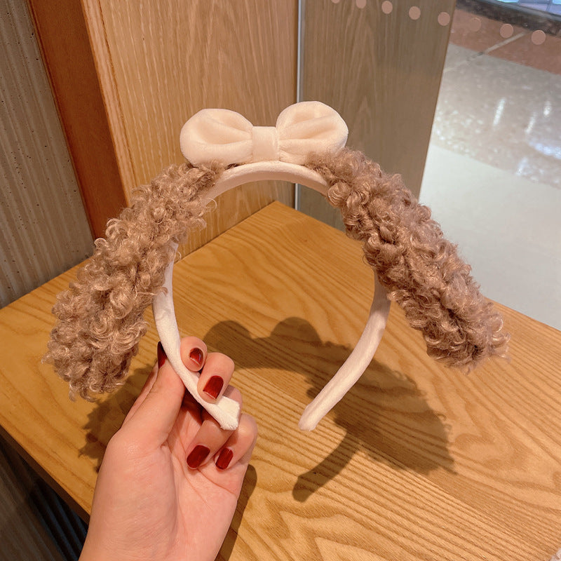 Cute Bear Plush Headband - Modomu