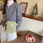 Plush Polka Dot Shoulder Bag - Modomu