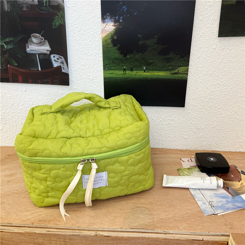 Soft Floral Cosmetic Organizer Bag - Modomu