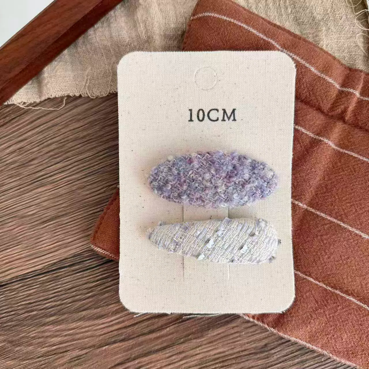 Pleated Water Drop Hair Clip - Modomu