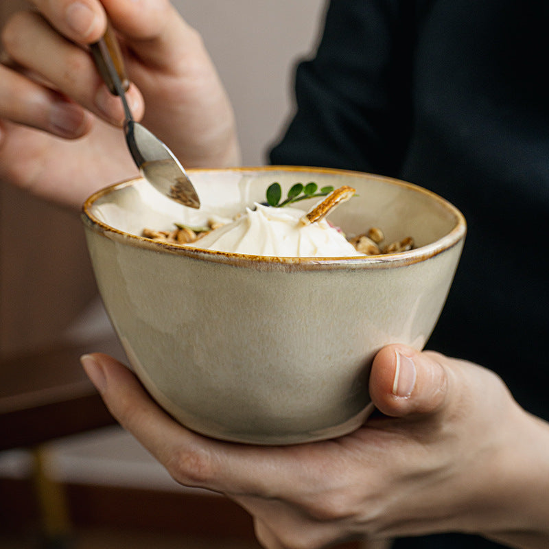 Nostalgic Irregular Ceramic Bowl - Modomu
