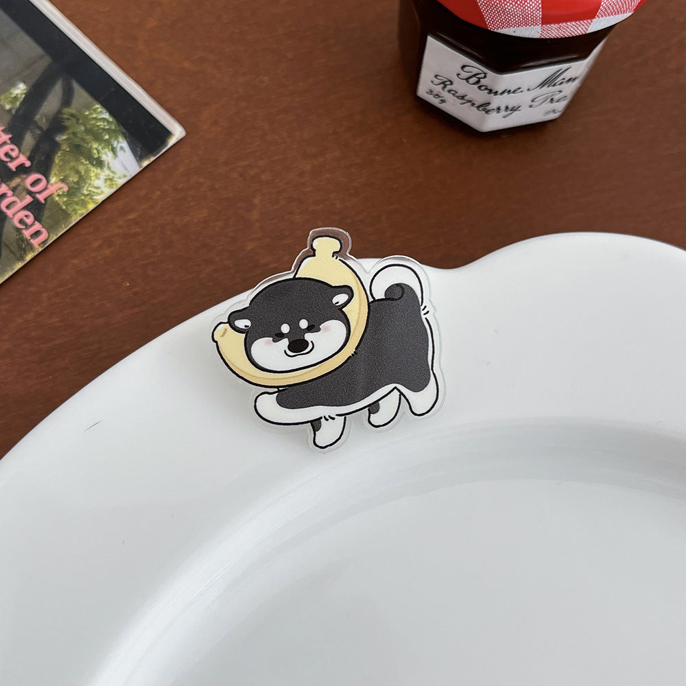Cute Cartoon Greyhound Brooch - Modomu