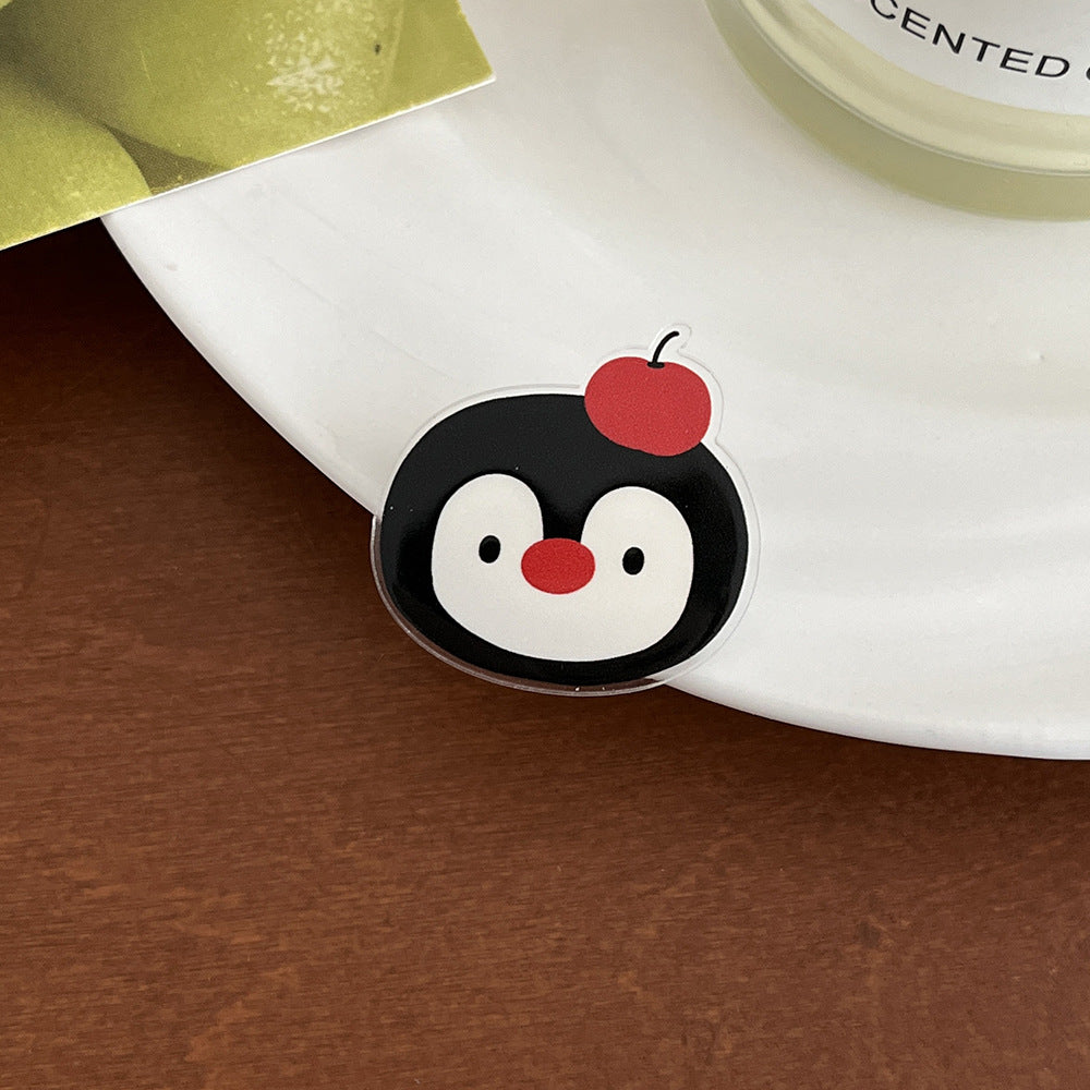Cartoon Elephant Acrylic Brooch - Modomu