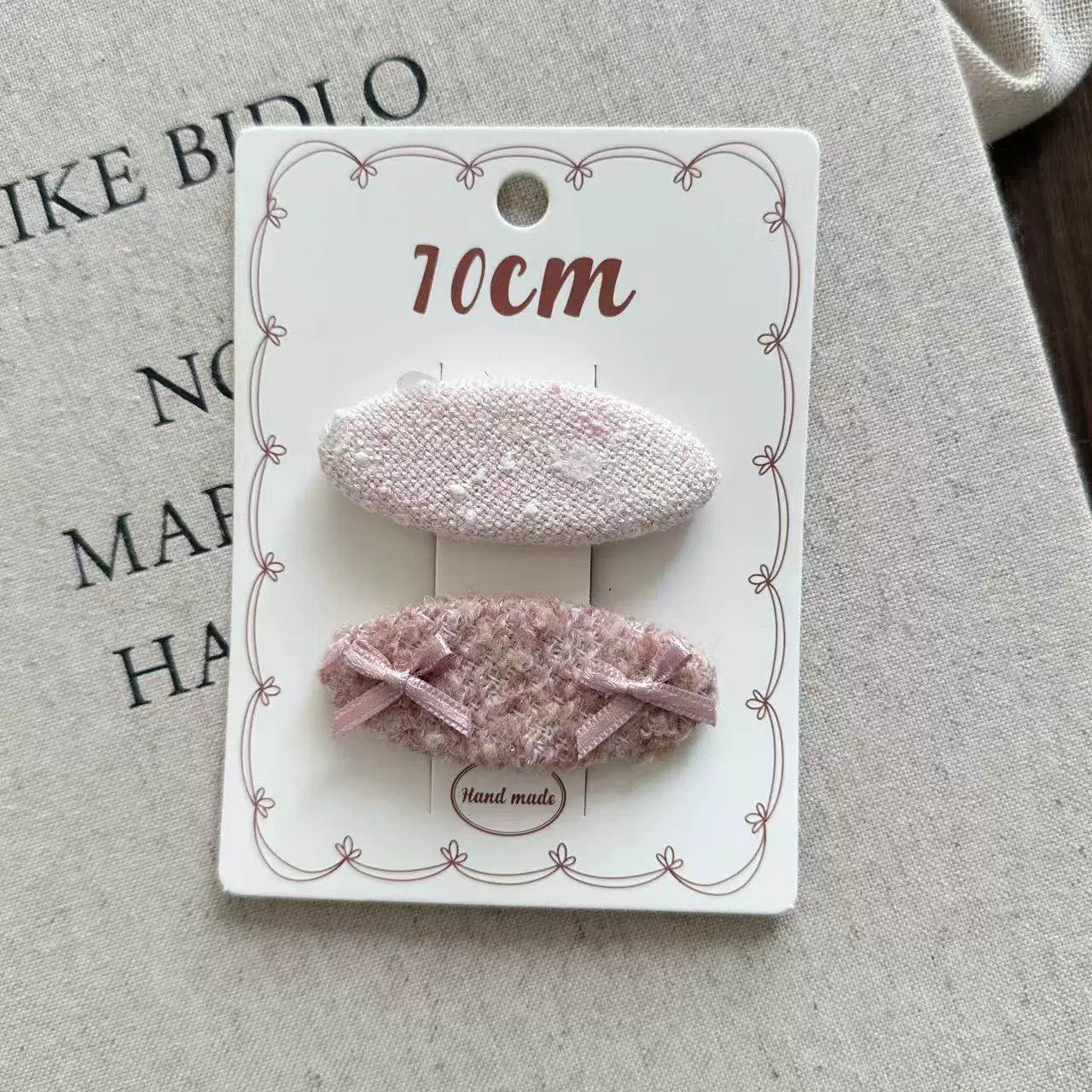 Korean Embroidered Flower Hair Clip - Modomu