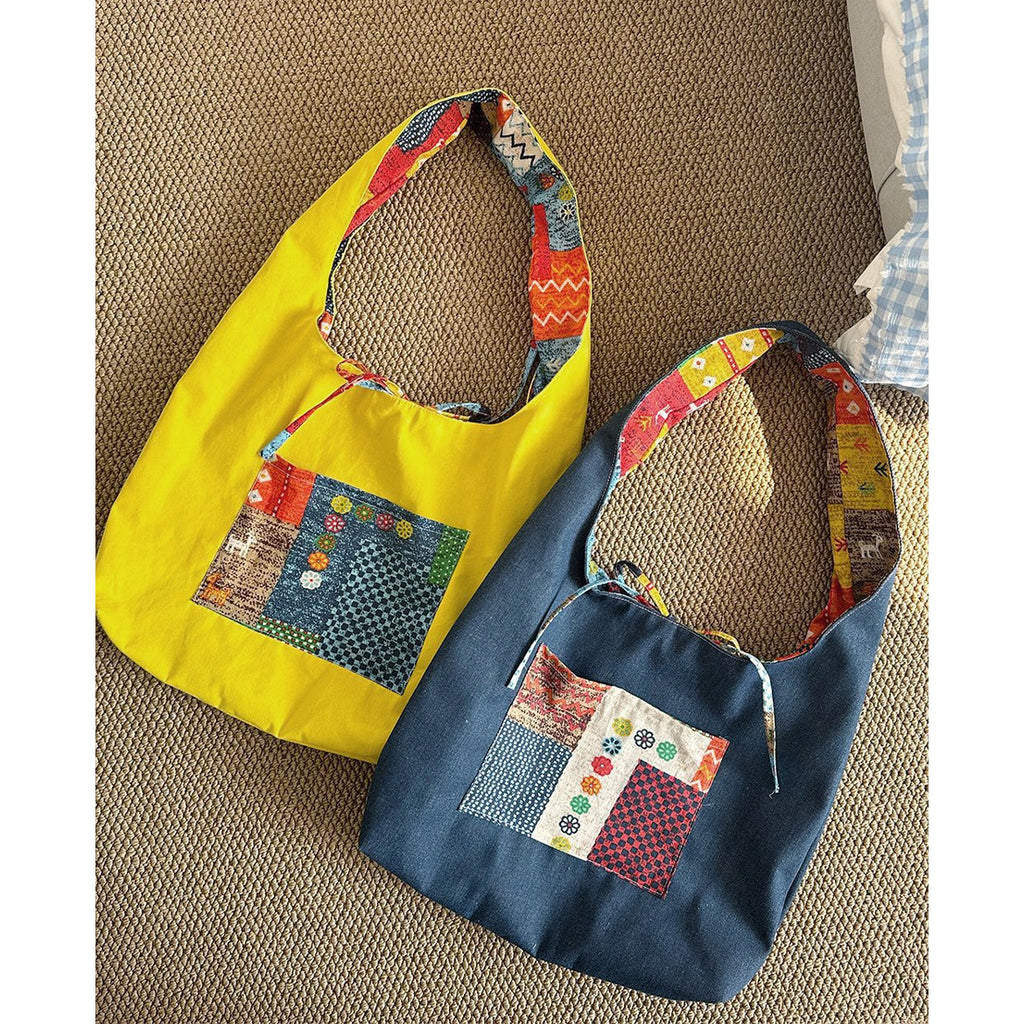 Bohemian Patchwork Shoulder Tote